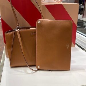 Kate Spade Brim Laptop Tote
COLOR:
Warm Gingerbread